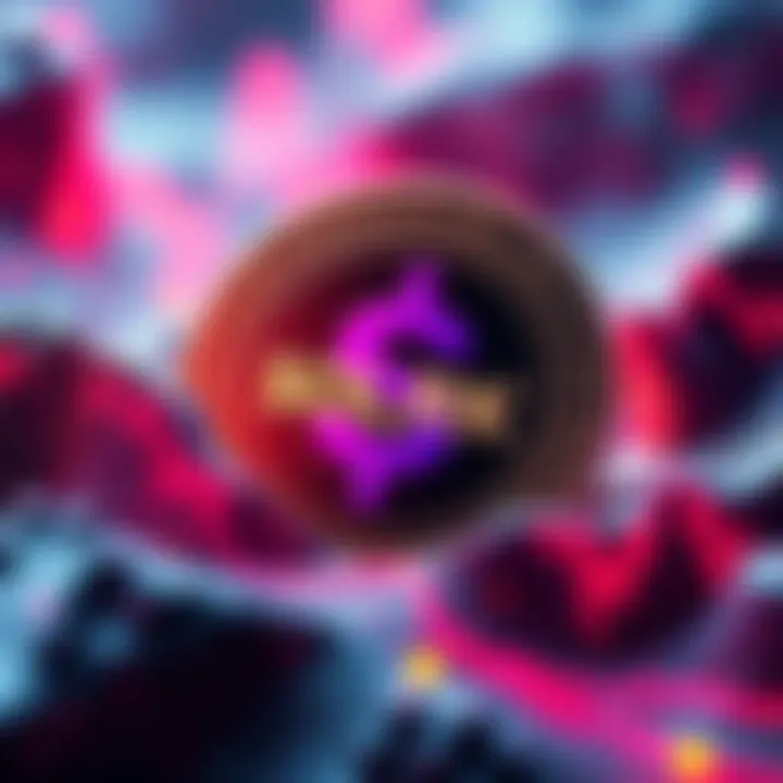 Visual representation of $PURK token with Solcex logo, showcasing a positive market trend and investor confidence after verification on Phantom Wallet.