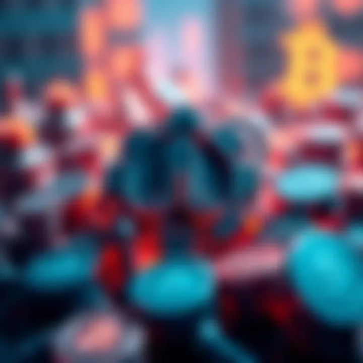 A visual representation of Algorand's logo merging with banking symbols, symbolizing its readiness for adoption in the financial sector.