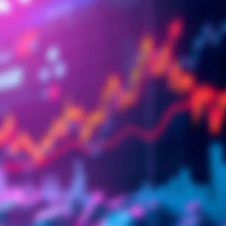 A chart depicting rising altcoin trends with arrows indicating potential breakout points.