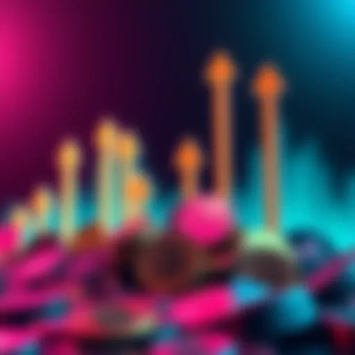 A graphic showing various altcoins with upward arrows, symbolizing potential recovery in the crypto market under Trump.