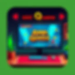 A fun desktop game interface of Amp Quest featuring colorful graphics and engaging gameplay elements