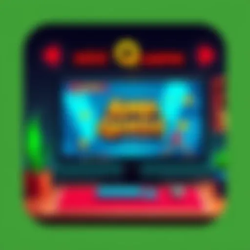 A fun desktop game interface of Amp Quest featuring colorful graphics and engaging gameplay elements