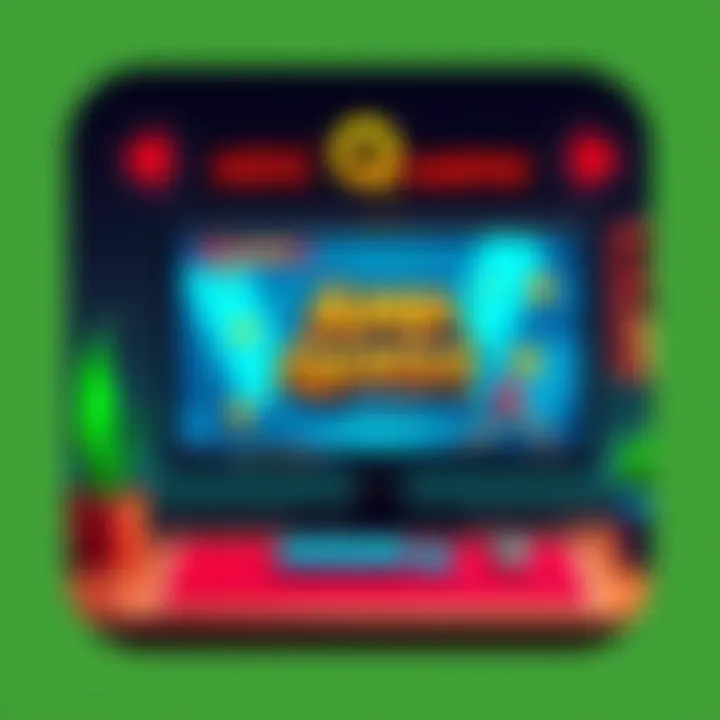 Amp Quest Mini Game A fun desktop game interface of Amp Quest featuring colorful graphics and engaging gameplay elements