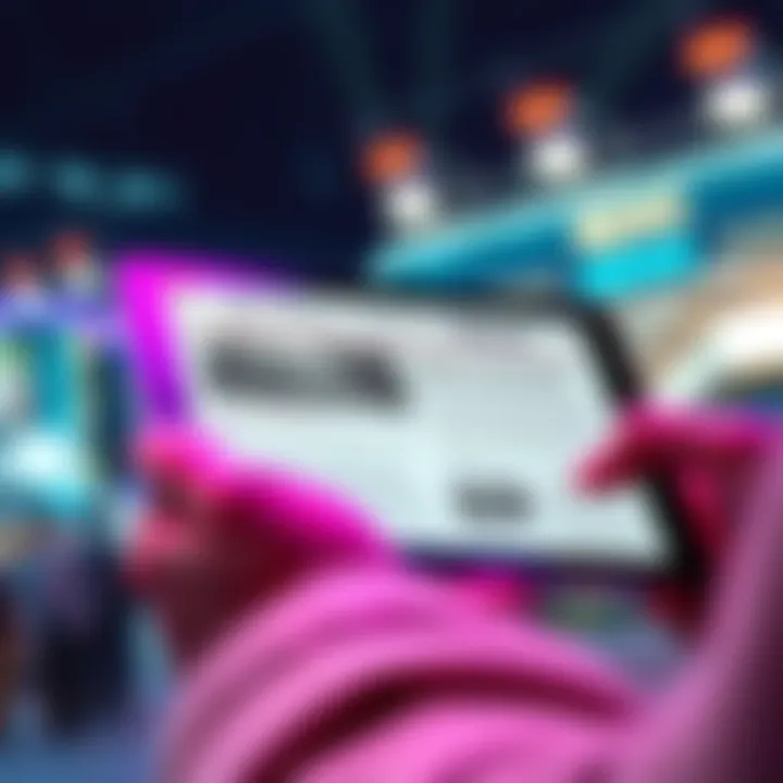 Analyzing Truth in News A person reading a news article on a tablet, highlighting facts and claims about current events.