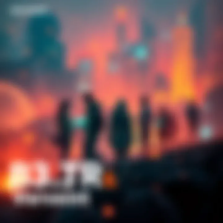 A visual representation of B3TR and Vechain promoting carbon credits with people engaging in eco-friendly actions and rewards.