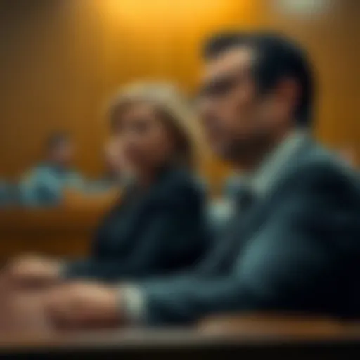 Sam Bankman-Fried's Parents in Court Sam Bankman-Fried's parents sitting in a federal courtroom during the proceedings, looking serious as they face questions about their involvement in the case.