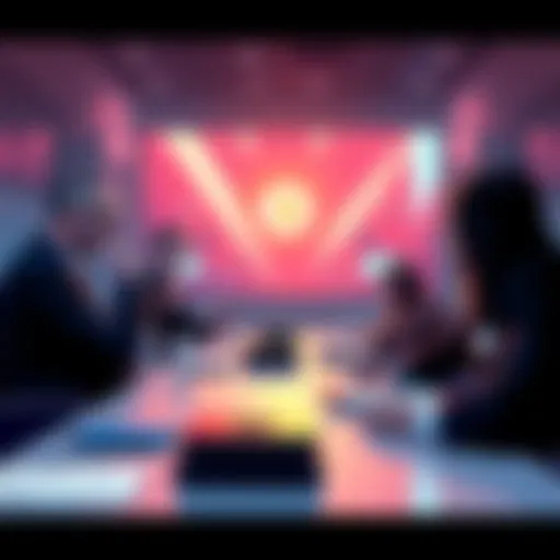 Coinbase CEO talking about cryptocurrencies as a threat to banks during a conference