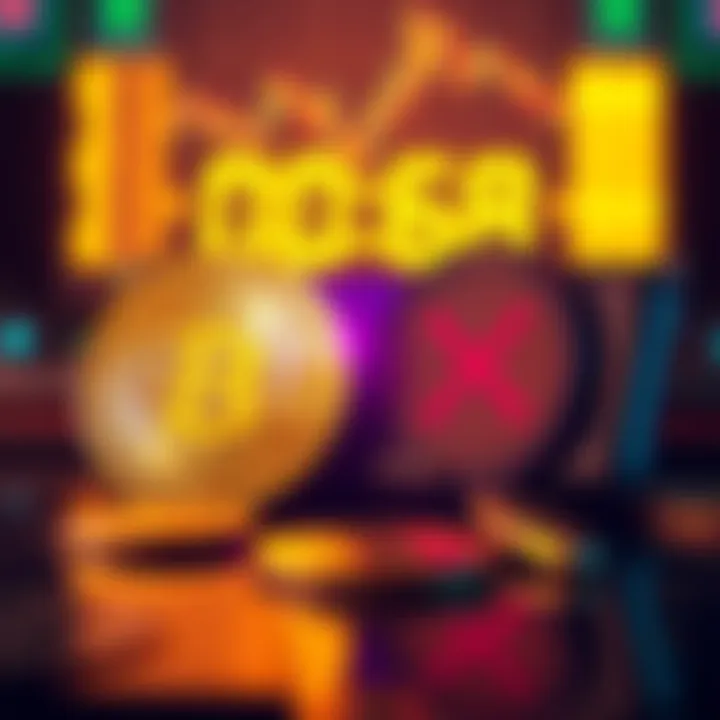 Graphic showing BCH and XMR coins with a background of a digital wallet and a countdown timer for the bank run event.