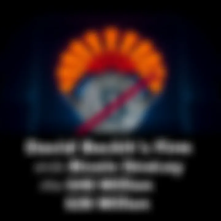 Logo of David Beckham's supplements firm with a Bitcoin symbol crossed out