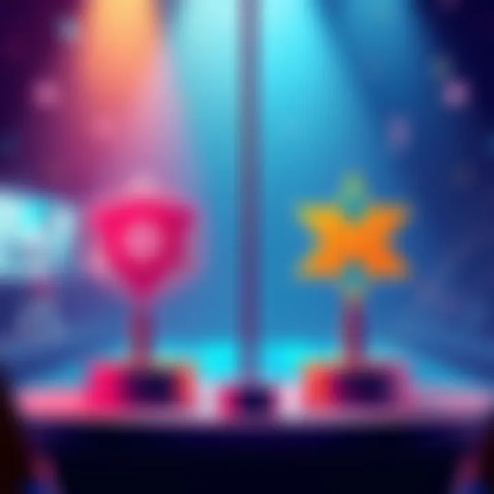 An illustration showing Polymarket and Kalshi logos side by side, representing decentralized betting platforms with a focus on event prediction.