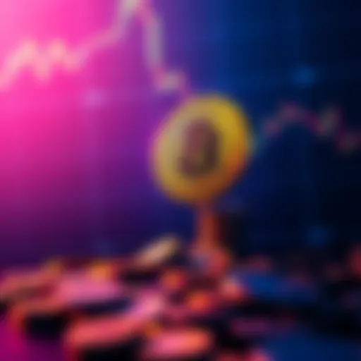 Graph showing Bitcoin down 15% and altcoins dropping significantly, reflecting the impact of Trump's presidency on the crypto market.