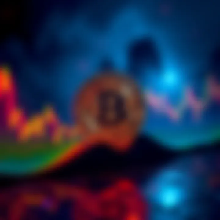 A visual representation of Bitcoin falling below the Rainbow Chart floor, illustrating concerns in the cryptocurrency market.