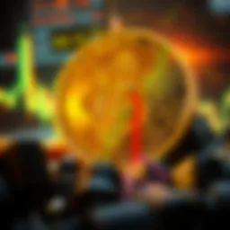 A trading expert warns about the potential decline of Bitcoin and cryptocurrencies with a graph showing a downward trend.