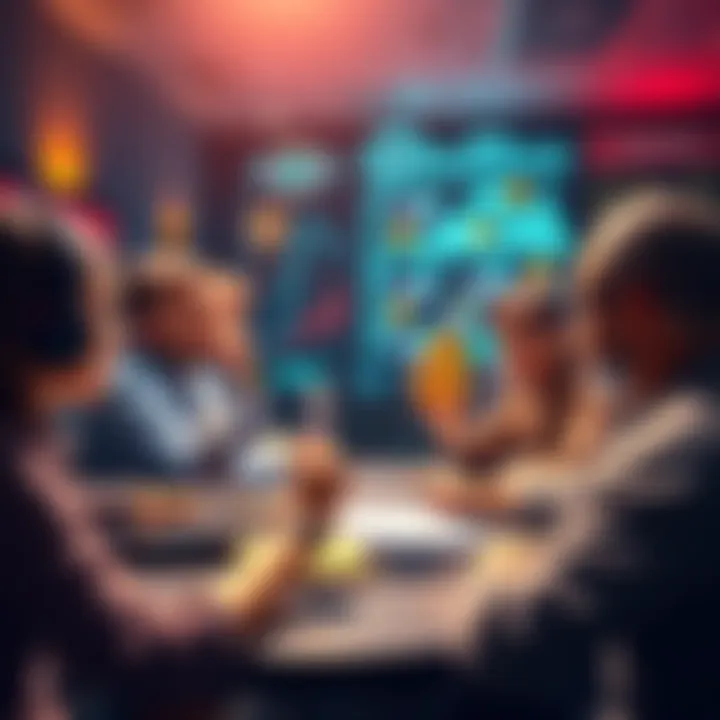 A group of people discussing Bitcoin, sharing ideas and questions in a lively online forum setting.
