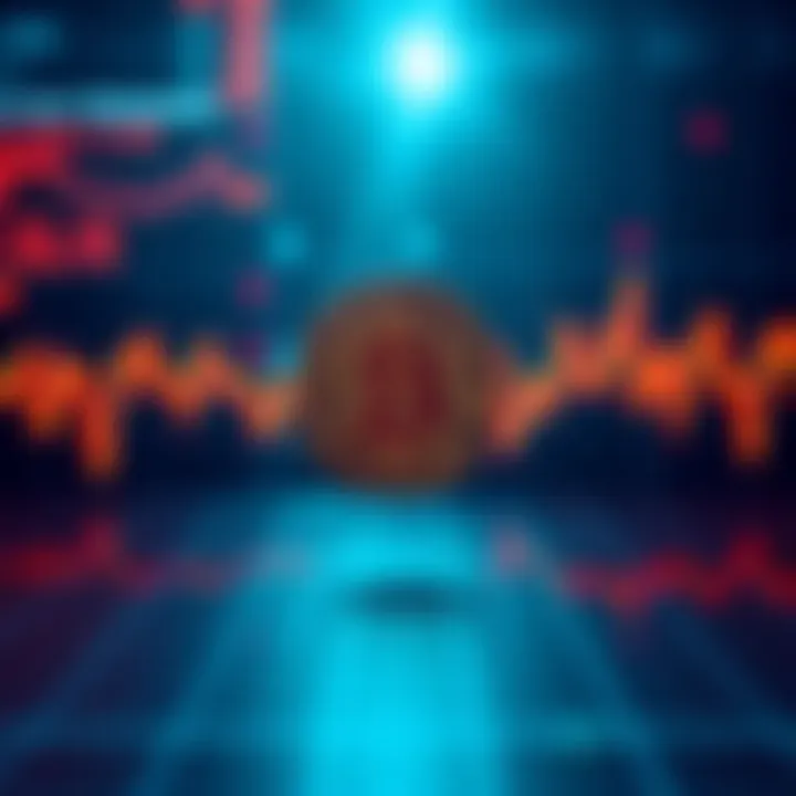 A visual representation of Bitcoin's price movement between support at 65k and resistance at 78k, showing market tension.