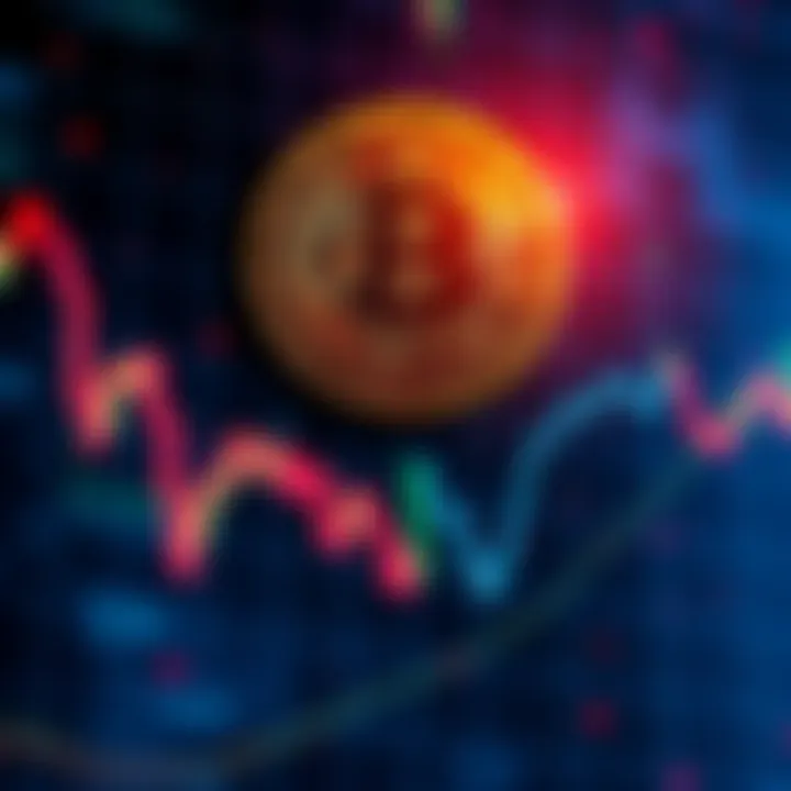 Graph showing Bitcoin price dropping to $81K with a downward trend and liquidations highlighted