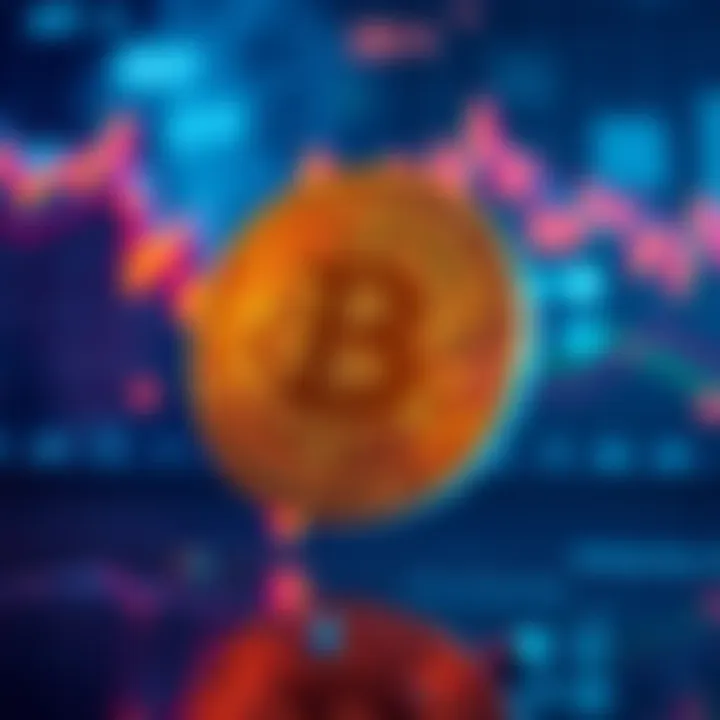 Bitcoin Price Drop A graphic showing Bitcoin's price decline after Microstrategy's recent BTC purchase, illustrating market volatility.