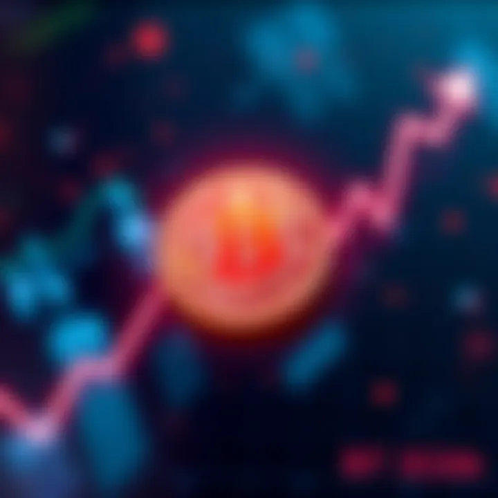 Bitcoin Price Drop Graph showing potential decline in Bitcoin value with downward trend