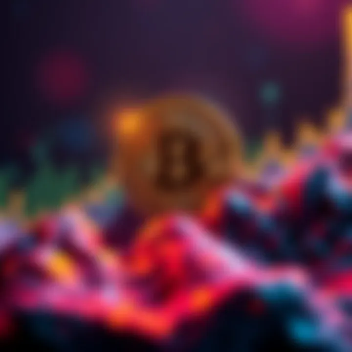 Bitcoin price rise A graphic representation of Bitcoin soaring past $63,000, highlighting a bullish trend in cryptocurrency markets.