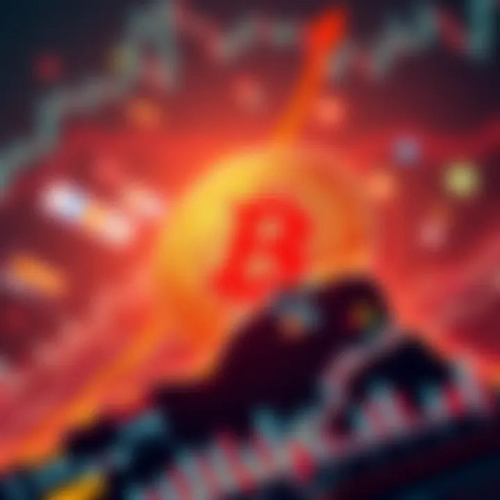 A graphical representation of Bitcoin's price hitting 76K, with an upward trend line and a bullish market sentiment.