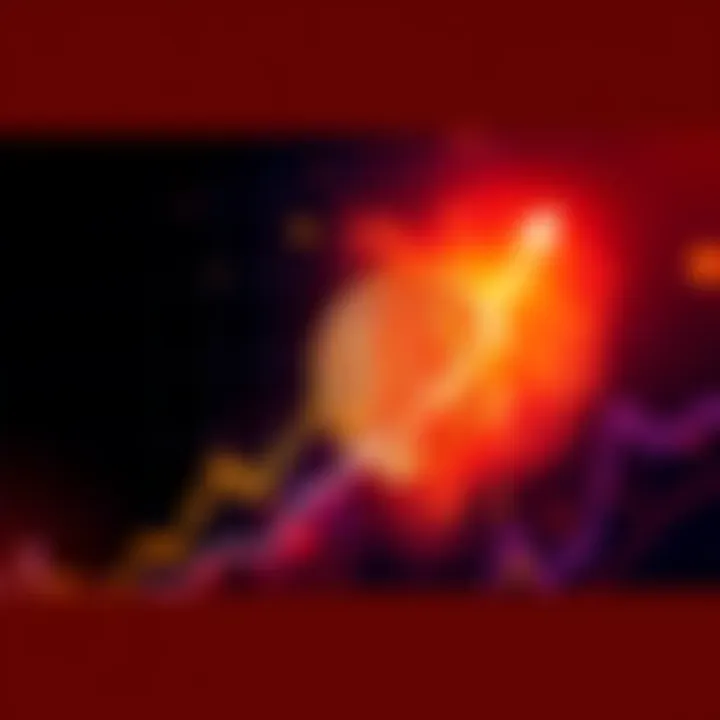 A graph showing a sharp increase in Bitcoin's price over a recent period, symbolizing market excitement.