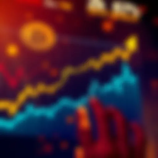 A Bitcoin price chart showing a surge above 72k after a recent sale at 69k, depicting a trader feeling conflicted about missing out.