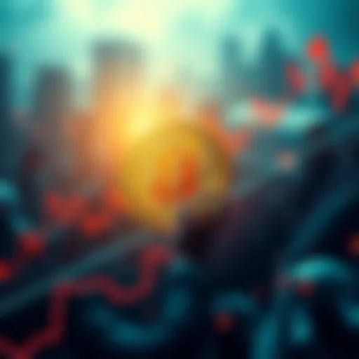 Graph showing Bitcoin's price climbing to $77,000 with skeptics in the background