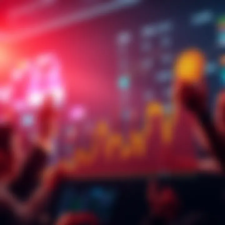 Graph showing Bitcoin price rising to $79,106 with excited investors in the background