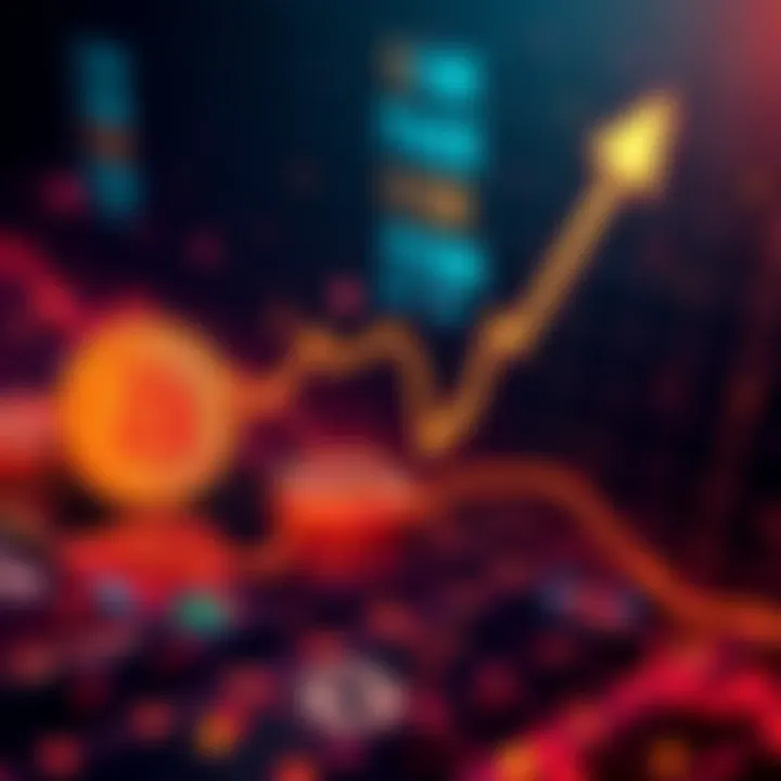 Graph showing Bitcoin price increase from 74K to 112K with arrows indicating upward movement