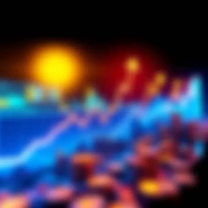 Graph showing Bitcoin price reaching 200K with upward arrows and excited investors