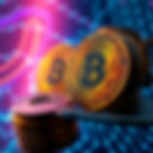 A visual representation of Bitcoin coins secured with a lock symbol, reflecting the focus on Bitcoin safety and potential threats in 2025.