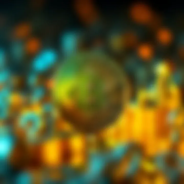 Bitcoin Value Growth A visual representation of the dramatic rise in Bitcoin's value from $1 to millions, illustrating a Bitcoin coin with a graph showing upward trends.