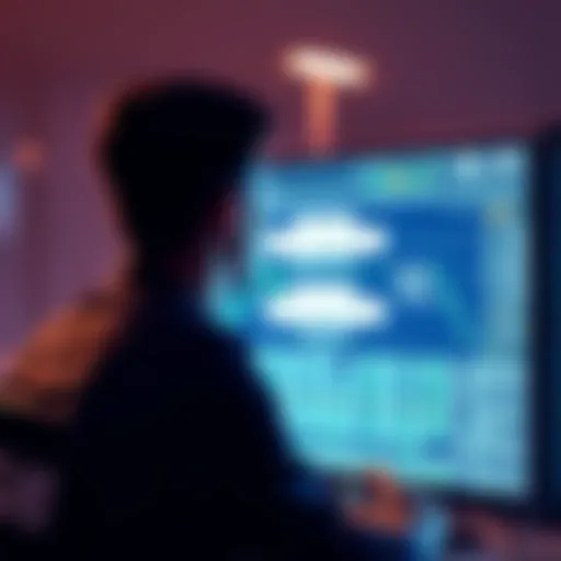 A person looking at a computer screen displaying mismatched Bitcoin addresses, highlighting the risk of transaction errors.