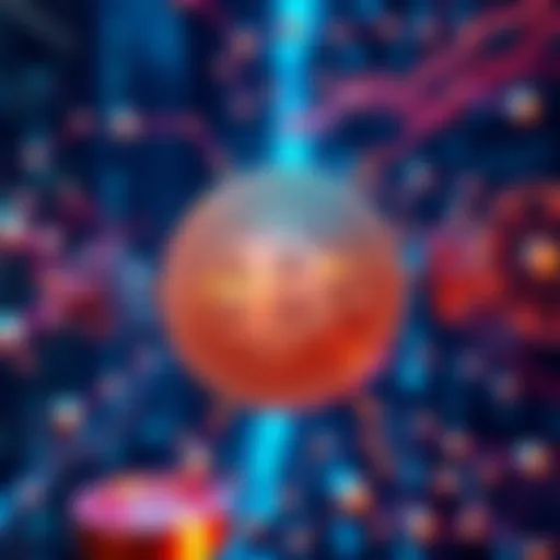 A visual representation of Bitcoin's logo alongside symbols of artificial intelligence, illustrating their connection in the modern economy.