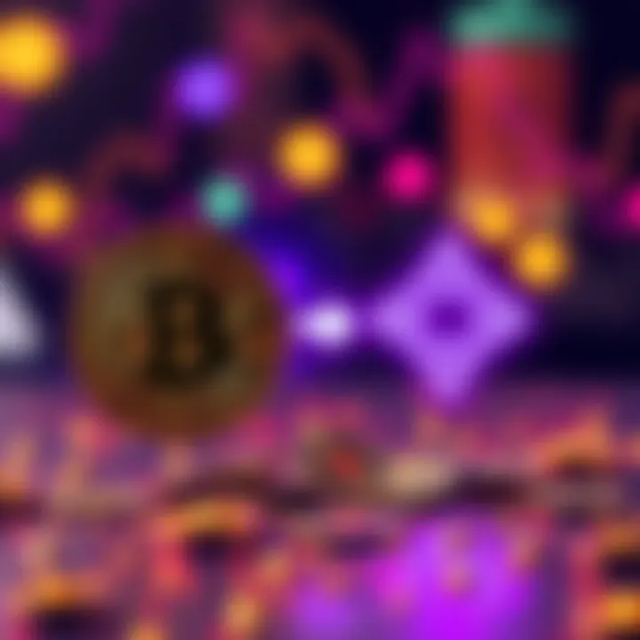 Graphic showing Bitcoin symbol and Cardano logo with arrows indicating integration in decentralized finance