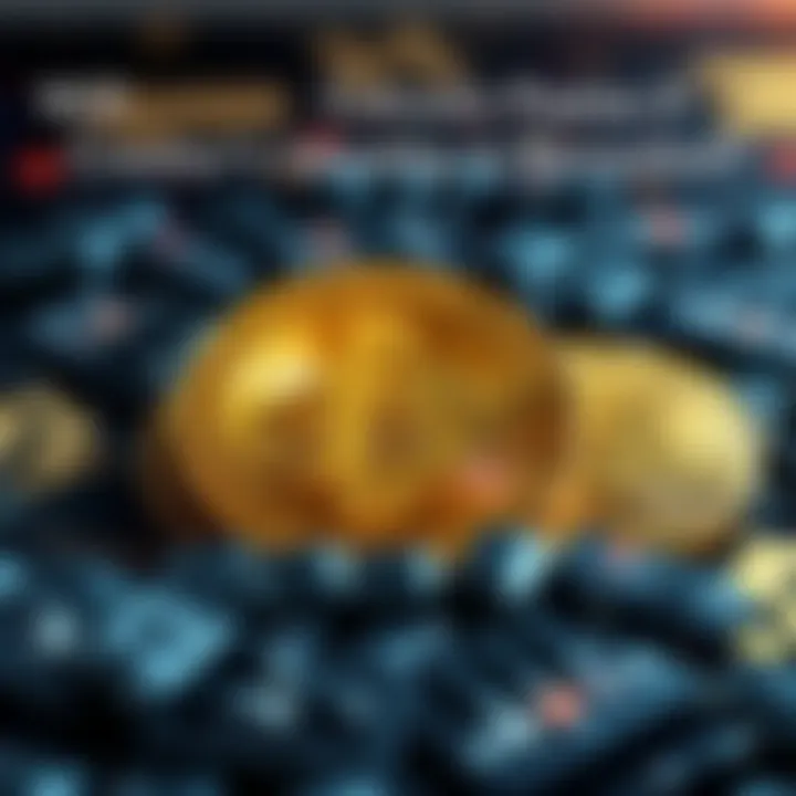 A visual representation of Bitcoin symbols overshadowed by a question mark, symbolizing uncertainty about the creator's identity.