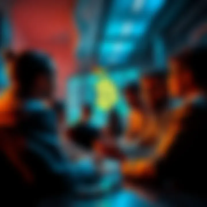 People engaging in a conversation about Bitcoin in an online forum setting