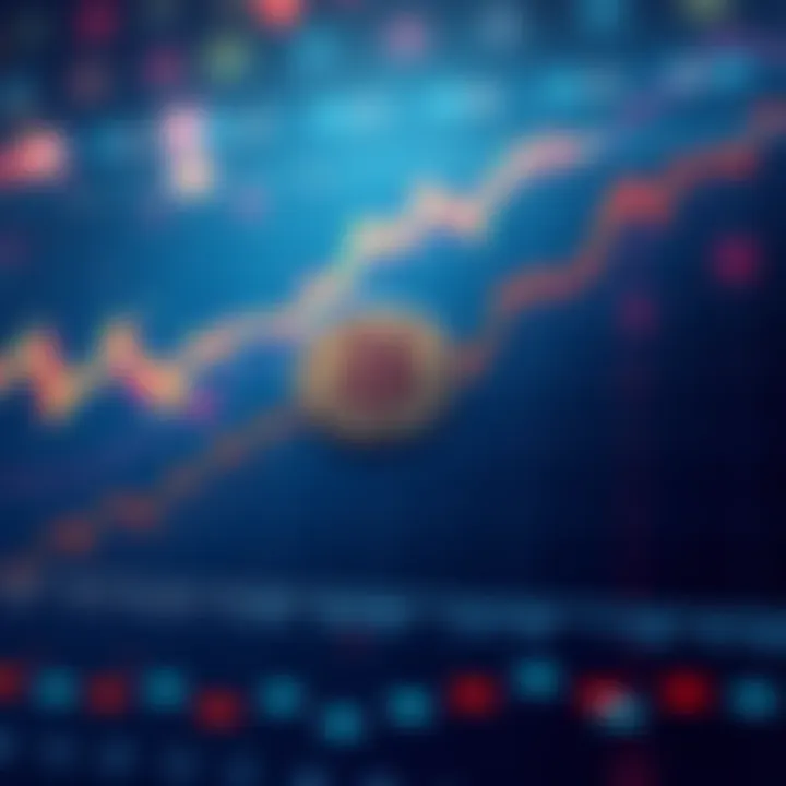 A graphic showing Bitcoin's significant decline in value, depicting a downward trend on a financial chart.