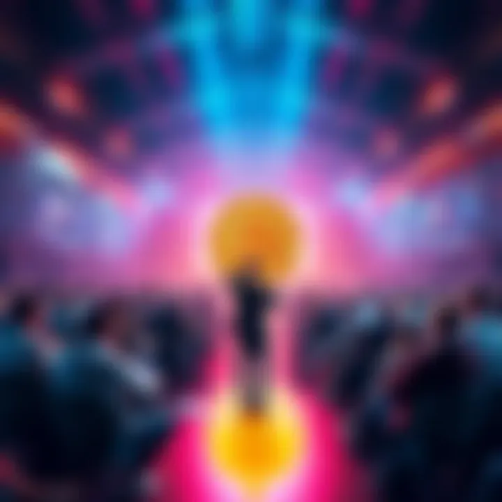 A vibrant online forum where people discuss Bitcoin, sharing insights and asking questions.