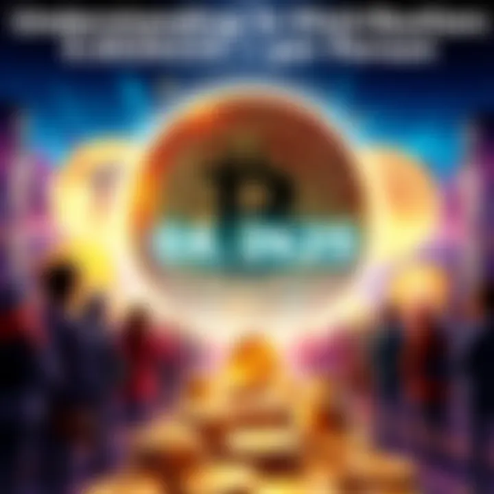 Graphic showing Bitcoin distribution, highlighting 0.002625 BTC per person with a visual of coins and people.