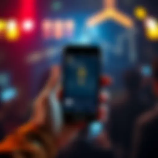 A person holding a smartphone displaying a Bitcoin wallet, symbolizing control over their wealth without interference.