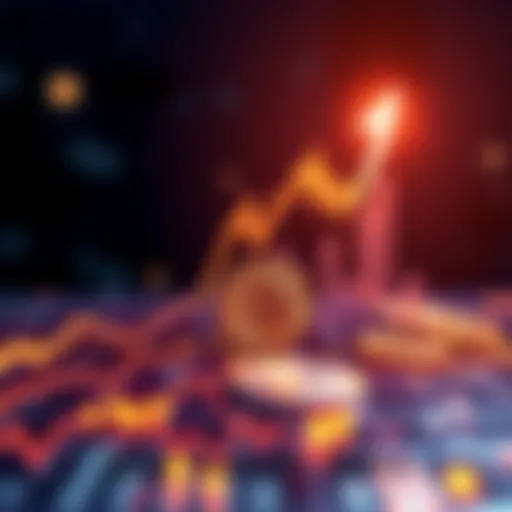 A graph showing a sharp increase in Bitcoin value over three weeks, symbolizing a 100% profit journey.