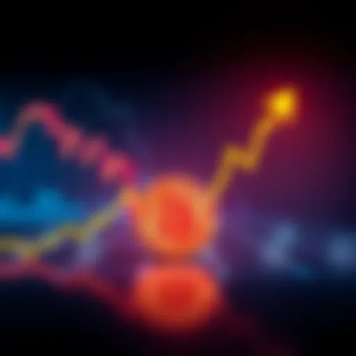 A chart showing Bitcoin's price trends and a question mark symbolizing uncertainty about future value.