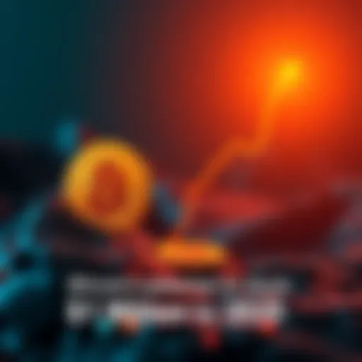 A visual representation of Bitcoin's potential growth, featuring a rising graph and the Bitcoin logo.