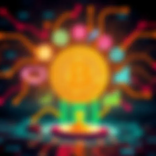 A graphic showing different Bitcoin improvement proposals with icons representing technology and growth