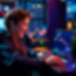 Bitcoin Journey A person smiling while looking at Bitcoin charts on a laptop, representing a positive transformation in their view of cryptocurrency.