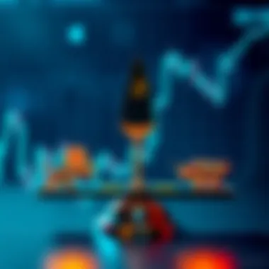 A graphic showing a balance scale with bullish and bearish symbols representing Bitcoin's future outlook in 2026