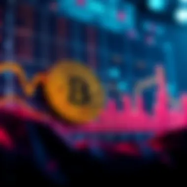 Graph showing Bitcoin price trends after halvings, indicating downturns