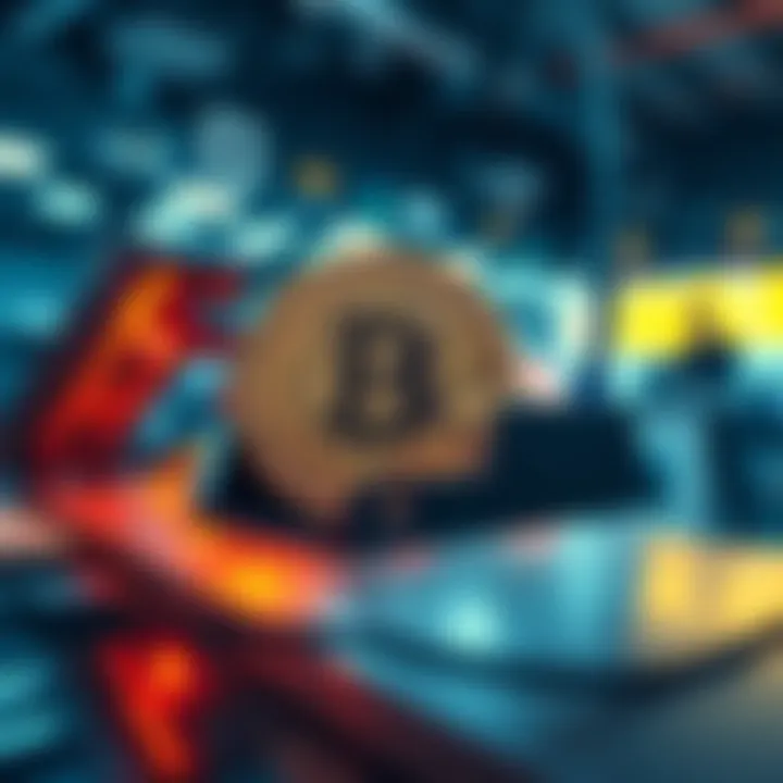 A visual representation of a Bitcoin miner moving 2,650 BTC to OTC trading desks, symbolizing significant market activity.