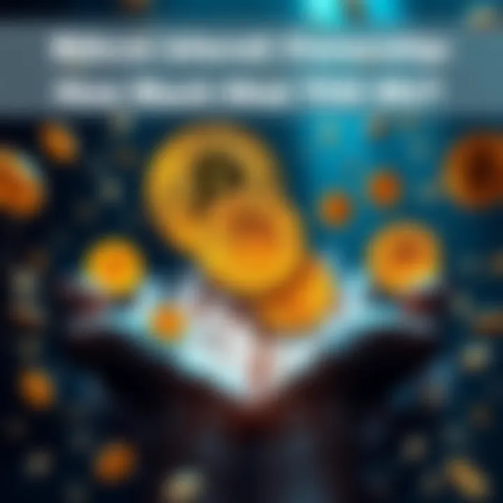 A graphic showing large Bitcoin symbols held by a few hands while smaller symbols are scattered around, illustrating the concentration of Bitcoin ownership.